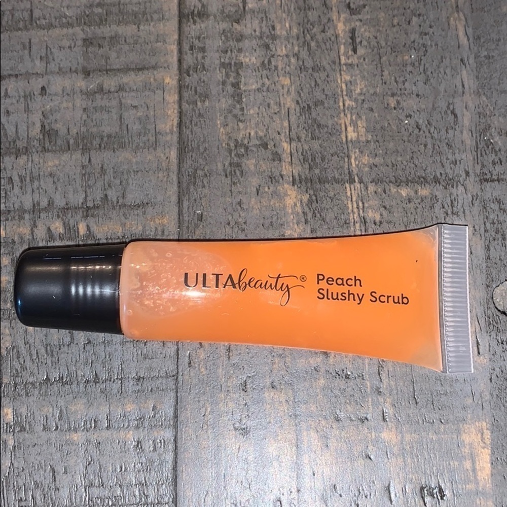 Ulta Beauty Peach Slushy Scrub Lip Exfoliator 0.3 fl oz Orange Squeeze Tube